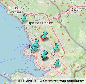 Mappa Via Giovanni Berchet, 34126 Trieste TS, Italia (3.08727)
