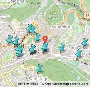 Mappa Via Giovanni Berchet, 34126 Trieste TS, Italia (0.497)