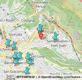 Mappa Via Giovanni Berchet, 34126 Trieste TS, Italia (1.23545)