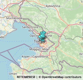 Mappa Via Giovanni Berchet, 34126 Trieste TS, Italia (45.61833)