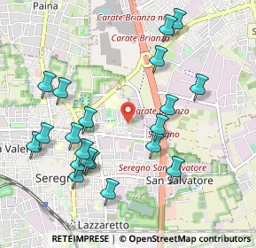 Mappa Via Adda, 20831 Seregno MB, Italia (1.065)