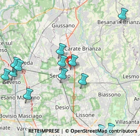 Mappa Via Adda, 20831 Seregno MB, Italia (5.6)
