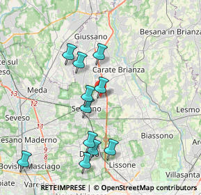 Mappa Via Adda, 20831 Seregno MB, Italia (3.75636)