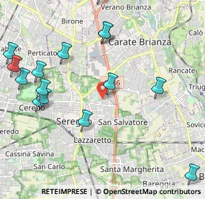 Mappa Via Adda, 20831 Seregno MB, Italia (2.55933)