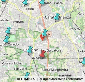 Mappa Via Adda, 20831 Seregno MB, Italia (2.95636)