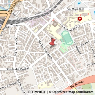 Mappa Via Sant'Antonino, 89, 31100 Treviso, Treviso (Veneto)