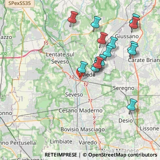 Mappa SP35, 20821 Meda MB, Italia (4.23067)