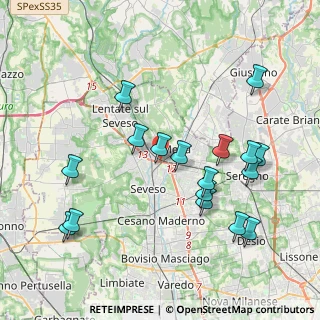 Mappa SP35, 20821 Meda MB, Italia (4.17294)