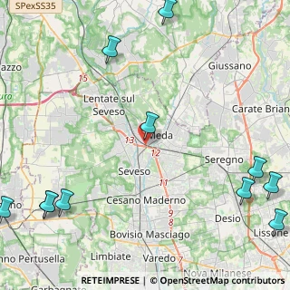 Mappa SP35, 20821 Meda MB, Italia (6.77273)