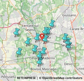 Mappa SP35, 20821 Meda MB, Italia (3.20933)