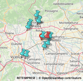 Mappa Presso Spazio Officina, 35013 Cittadella PD, Italia (10.58083)