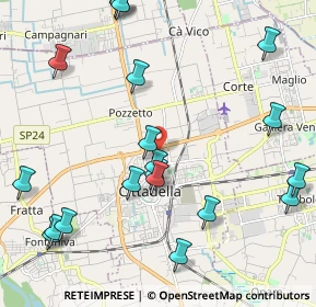 Mappa Presso Spazio Officina, 35013 Cittadella PD, Italia (2.5785)