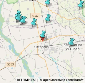 Mappa Presso Spazio Officina, 35013 Cittadella PD, Italia (6.25778)