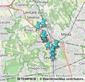 Mappa Corso Milano, 20825 Barlassina MB, Italia (0.96917)