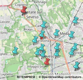 Mappa Corso Milano, 20825 Barlassina MB, Italia (2.31105)