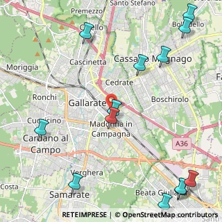 Mappa Via Somalia, 21013 Gallarate VA, Italia (3.09923)