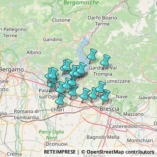 Mappa Via Mier, 25049 Iseo BS, Italia (9.725)