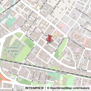 Mappa Via San Francesco Saverio, 15, 20821 Meda, Monza e Brianza (Lombardia)