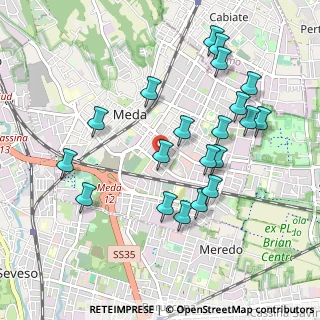 Mappa Via San Francesco Saverio, 20821 Meda MB, Italia (0.989)