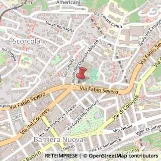 Mappa Via Fabio Severo, 40, 34127 Trieste, Trieste (Friuli-Venezia Giulia)