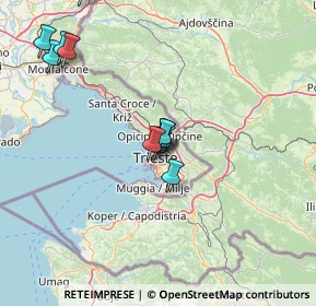 Mappa Via Fabio Severo, 34126 Trieste TS, Italia (13.89727)