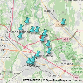 Mappa Via Cesare Battisti, 21058 Solbiate Olona VA, Italia (3.55875)