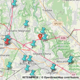 Mappa Via Cesare Battisti, 21058 Solbiate Olona VA, Italia (6.5825)