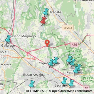 Mappa Via Cesare Battisti, 21058 Solbiate Olona VA, Italia (6.18833)