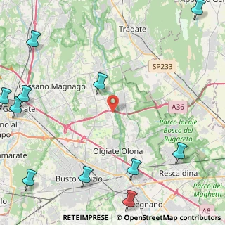 Mappa Via Cesare Battisti, 21058 Solbiate Olona VA, Italia (6.94364)