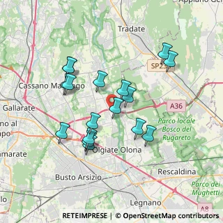 Mappa Via Cesare Battisti, 21058 Solbiate Olona VA, Italia (3.29294)