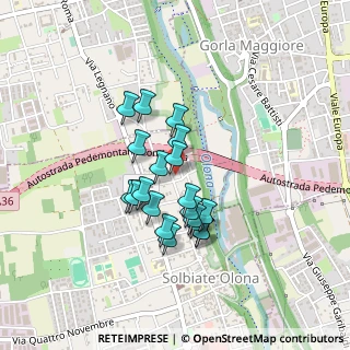 Mappa Via Cesare Battisti, 21058 Solbiate Olona VA, Italia (0.333)
