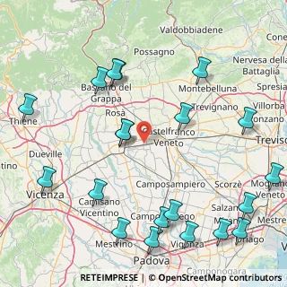 Mappa Via Strà, 35018 San Martino di Lupari PD, Italia (21.655)