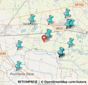 Mappa Via Castelletti, 31050 Vedelago TV, Italia (4.01571)
