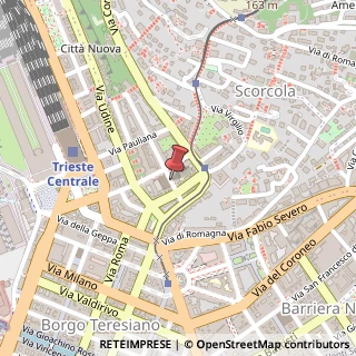Mappa Via Sant'Anastasio, 13, 34134 Trieste, Trieste (Friuli-Venezia Giulia)
