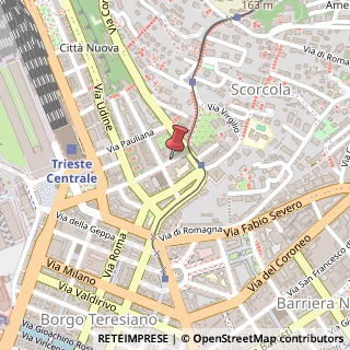 Mappa Via Sant'Anastasio, 18, 34134 Trieste, Trieste (Friuli-Venezia Giulia)
