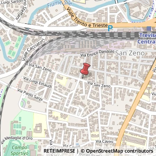 Mappa Strada San Zeno, 36, 31100 Treviso, Treviso (Veneto)