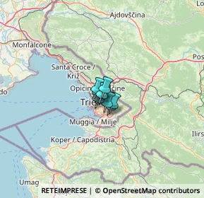 Mappa Via del Caravaggio, 34128 Trieste TS, Italia (16.29636)