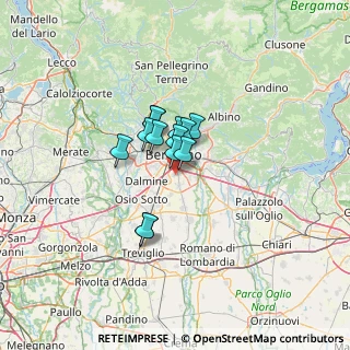 Mappa Via Presolana, 24052 Azzano San Paolo BG, Italia (7.26615)