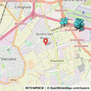 Mappa Via Presolana, 24052 Azzano San Paolo BG, Italia (1.60714)