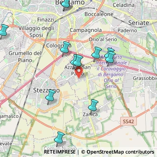 Mappa Via Presolana, 24052 Azzano San Paolo BG, Italia (2.29583)