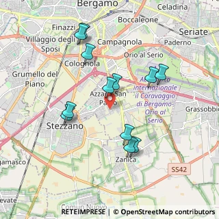 Mappa Via Presolana, 24052 Azzano San Paolo BG, Italia (1.80083)