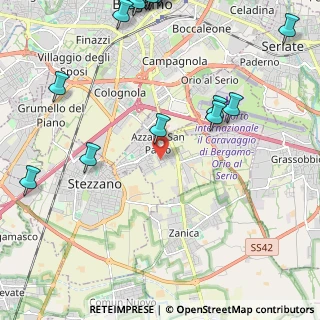 Mappa Via Presolana, 24052 Azzano San Paolo BG, Italia (3.397)