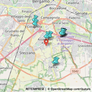 Mappa Via Presolana, 24052 Azzano San Paolo BG, Italia (1.60636)