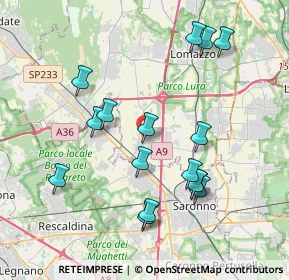 Mappa Via San Giuseppe, 22078 Turate CO, Italia (3.91125)