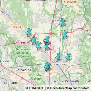 Mappa Via San Giuseppe, 22078 Turate CO, Italia (3.25091)