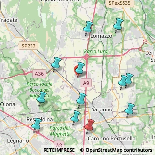 Mappa Via San Giuseppe, 22078 Turate CO, Italia (4.96083)