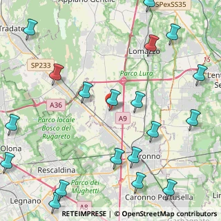Mappa Via San Giuseppe, 22078 Turate CO, Italia (6.161)