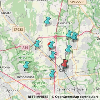Mappa Via San Giuseppe, 22078 Turate CO, Italia (3.54846)