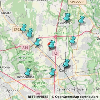 Mappa Via San Giuseppe, 22078 Turate CO, Italia (4.068)