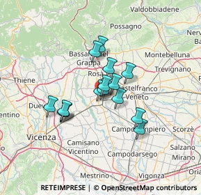 Mappa Vicolo del Folo, 35013 Cittadella PD, Italia (9.434)